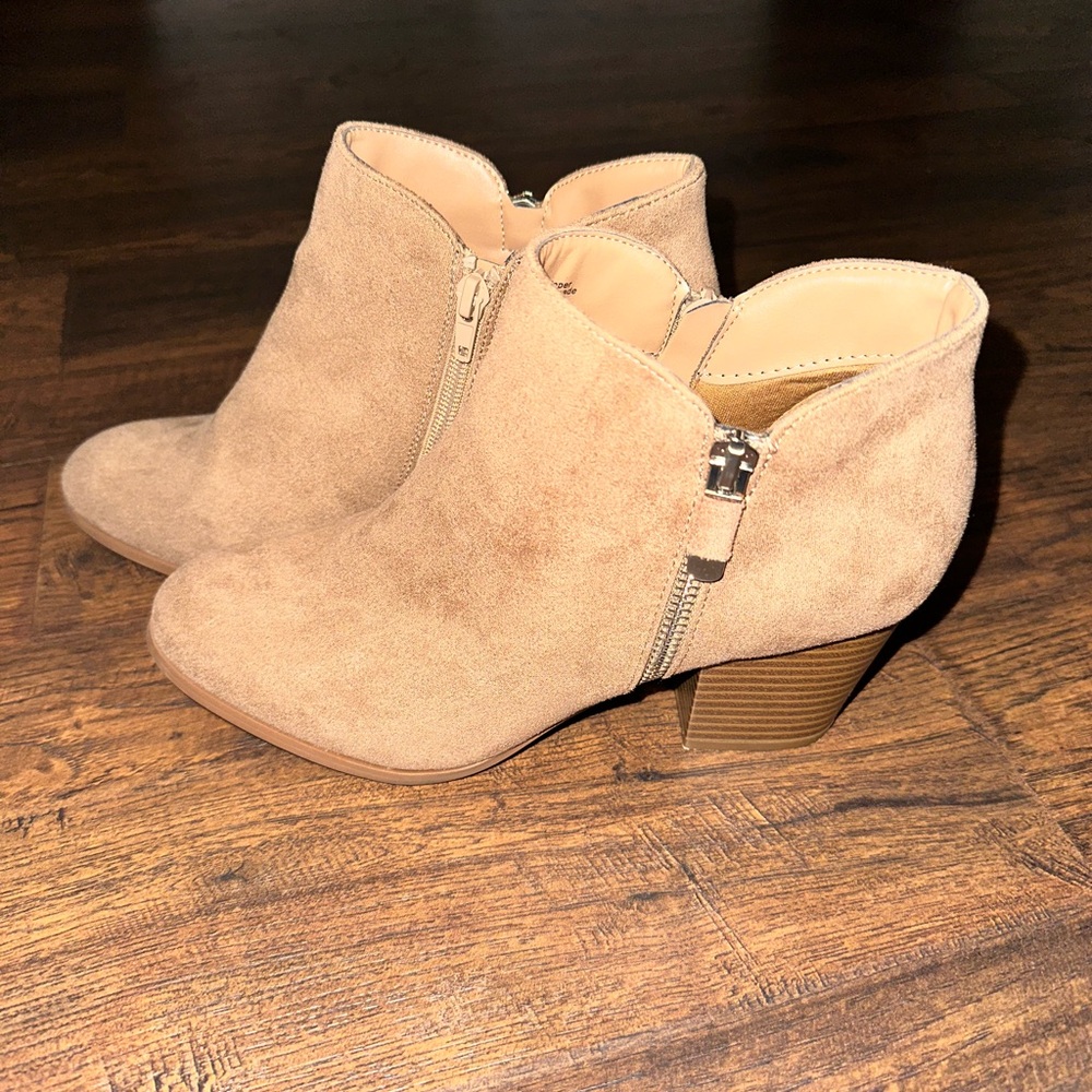 Brown Heeled Boots